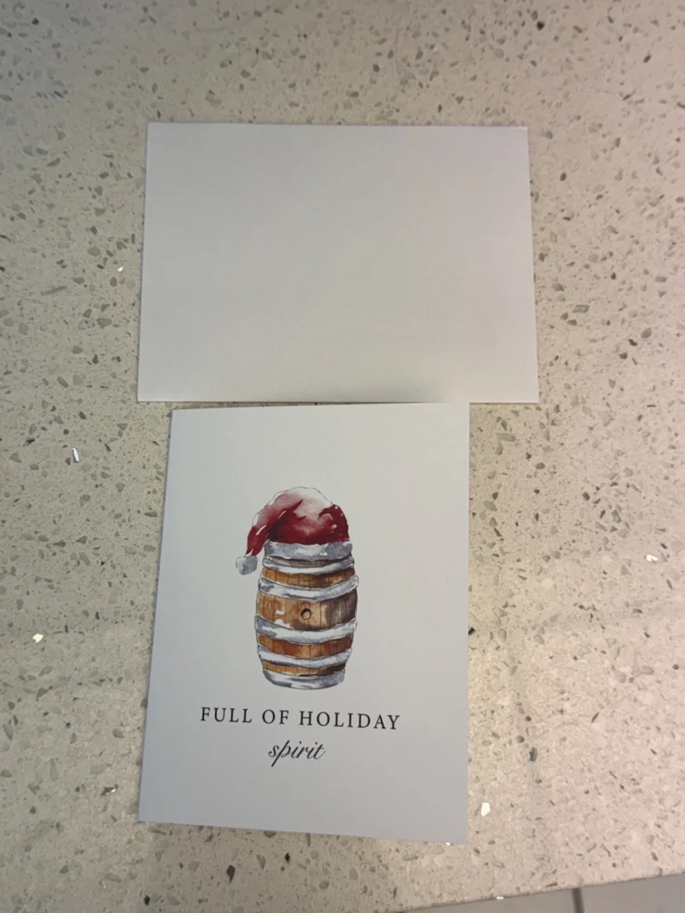 6 Holiday Cards & 6 Birthday Cards (Bourbon/Whiskey Themed)